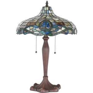 Clayre & Eef 5LL-1208 Lampe de table Tiffany Ø...