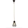 Clayre & Eef 5LL-6197 Lampe à suspendre Tiffany Ø 15x115 cm E14-max 1x40W