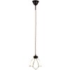 Clayre & Eef 5LL-6223 Lampe à suspendre Tiffany Ø 18x115 cm E14-max 1x25W Blanc - Marron