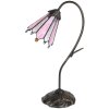 Clayre & Eef 5LL-6246 Lampe de table Tiffany 30x17x48 cm E14-max 1x25W brun - rose