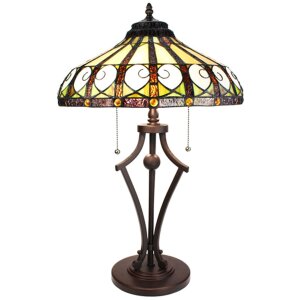 Clayre & Eef 5LL-6278 Lampe de table Tiffany Ø...