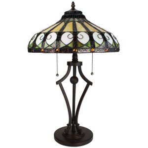 Clayre & Eef 5LL-6278 Lampe de table Tiffany Ø...