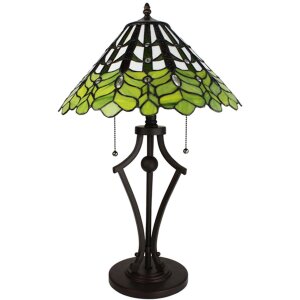 Clayre & Eef 5LL-6279 Lampe de table Tiffany Ø...