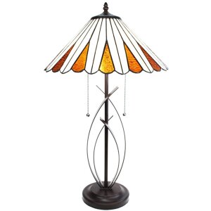 Clayre & Eef 5LL-6280 Lampe de table Tiffany Ø...