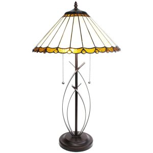 Clayre & Eef 5LL-6282 Lampe de table Tiffany Ø...