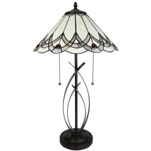 Clayre & Eef 5LL-6283 Lampe de table Tiffany Ø...