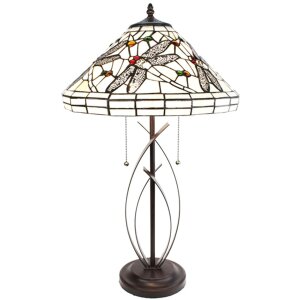 Clayre & Eef 5LL-6287 Lampe de table Tiffany Ø...