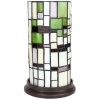 Clayre & Eef 5LL-6300 Lampe de table Tiffany Ø 15x26 cm E14-max 1x40W Beige - Vert