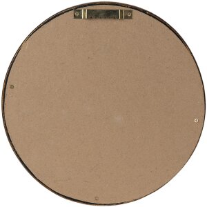 Clayre & Eef 62S246 Miroir Ø 23x3 cm Marron -...