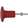 Clayre & Eef 65062 Bouton de porte Ø 4x3 cm Rouge - Or