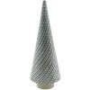 Clayre & Eef 6CE1511 Décoration Sapin de Noël Ø 13x33 cm Gris