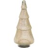 Clayre & Eef 6GL3603 Arbre de Noël Ø 13x30 cm Argenté