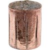 Clayre & Eef 6GL3628 Porte-bougies à chauffe-plat Ø 9x11 cm Verre rose Porte-bougies