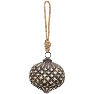 Clayre & Eef 6GL3702 Boule de Noël Ø 9x9...