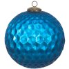 Clayre & Eef 6GL3733 Boule de Noël Ø 25x25 cm Bleu Boule de Noël XL