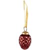 Clayre & Eef 6GL3839 Boule de Noël Ø 4x6 cm Rouge Boule de Noël