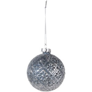 Clayre & Eef 6GL4108 Boule de Noël Ø 8x8...