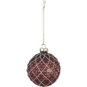 Clayre & Eef 6GL4118 Boule de Noël Ø 8x8...