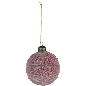 Clayre & Eef 6GL4140 Boule de Noël Ø 8x8...