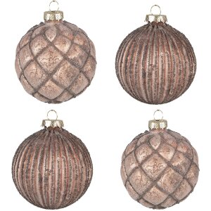 Clayre & Eef 6GL4144 Boule de Noël Ø 8x8...