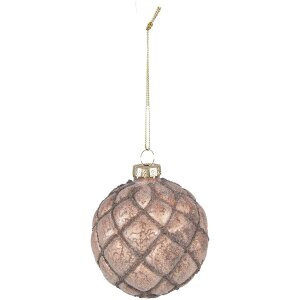 Clayre & Eef 6GL4144 Boule de Noël Ø 8x8...