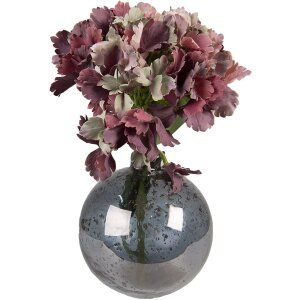 Clayre & Eef 6GL4287 Vase Ø 13x13 cm Gris