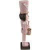 Clayre & Eef 6PR3674 Décoration Casse-Noisette 5x4x20 cm Rose