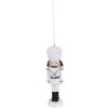 Clayre & Eef 6PR3679 Décoration Pendentif Casse-Noisette 4x3x13 cm Blanc