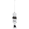 Clayre & Eef 6PR3679 Décoration Pendentif Casse-Noisette 4x3x13 cm Blanc