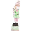 Clayre & Eef 6PR3736 Décoration Casse-Noisette 9x6x24 cm Vert - Rose