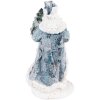 Clayre & Eef 6PR3739 Décoration Père Noël 11x9x21 cm Gris - Bleu