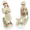 Clayre & Eef 6PR4794 Décoration Enfants (2 pièces) 9x8x22 cm Beige