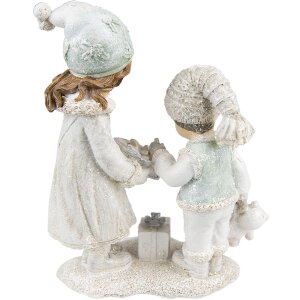 Clayre & Eef 6PR4804 Décoration Enfants 15x8x19 cm Argenté