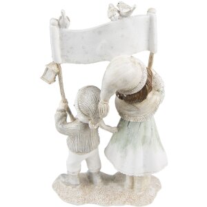 Clayre & Eef 6PR4806 Décoration Enfants 14x7x23 cm Argenté