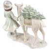 Clayre & Eef 6PR4808 Décoration Enfant avec cerf 22x9x18 cm Argenté