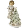 Clayre & Eef 6PR4809 Décoration Enfant avec arbre de Noël 10x5x12 cm Argenté