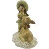 Clayre & Eef 6PR4821 Décoration Enfant avec cerf 12x6x12 cm Doré