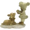 Clayre & Eef 6PR4821 Décoration Enfant avec cerf 12x6x12 cm Doré