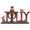 Clayre & Eef 6PR4847 Décoration Jolly 18x4x11 cm rouge