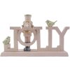 Clayre & Eef 6PR4848 Décoration Jolly 18x4x11 cm rose