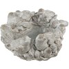 Clayre & Eef 6TE0407 Pot de fleurs Ø 27x12 cm Gris