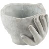 Clayre & Eef 6TE0412S Pot de fleurs 17x17x11 cm Beige - Gris