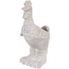 Clayre & Eef 6TE0448 Pot de fleurs Coq 11x10x26 cm Gris