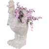 Clayre & Eef 6TE0448 Pot de fleurs Coq 11x10x26 cm Gris