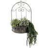 Clayre & Eef 6Y4837 Porte-plantes 36x18x52 cm Gris