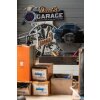 Clayre & Eef 6Y5064 Plaque de texte 48x1x60 cm Bleu Dads Garage