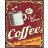 Clayre & Eef 6Y5095 Plaque de texte 25x1x33 cm Rouge Coffee