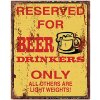 Clayre & Eef 6Y5112 Plaque de texte 20x1x25 cm Jaune Beer