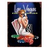 Clayre & Eef 6Y5197 Plaque de texte 25x1x33 cm noir Las Vegas