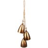 Clayre & Eef 6Y5380 Décoration Pendentif sonnettes Ø 11x40 cm Couleur cuivre